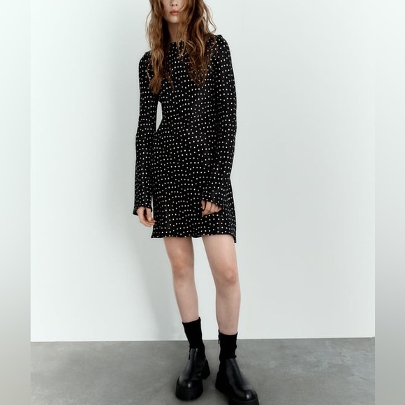 zara polka dot dress satin Zara | Dresses | Nwt Zara Polka Dot Satin Dress